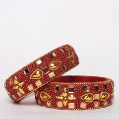 Suhaagan rich red bangles