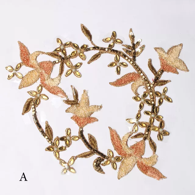 Floral trendy dressy patch/Zardosi-patch/Thread-work-patch/Arty-patch