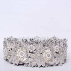 Rich-floral bridal lace