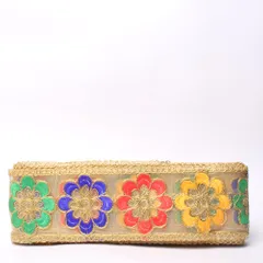 Vibrantly floral border