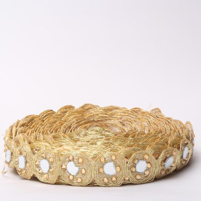 Regal-fun elegant edge-lace/Mirror-lace/Zari-Kundan-lace/Lace-border