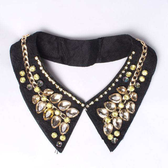 Swanky cool party collar/Neckline-collar/Stones-collar/Diamante-collar