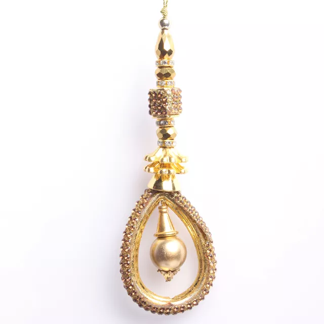 Teardrop jewel bridal tassels/Latkan-tassels/Lavish-tassel/Opulent-DIY