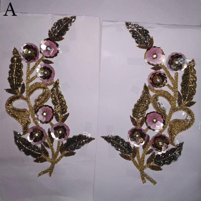 Fairy blooms patch/Floral-branch-patch/ZariZardosi-patch/Twin-patches.