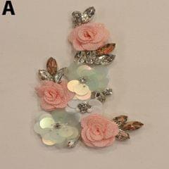 Run-way ready fancy floral patch