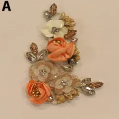 Opulent floral chic patch