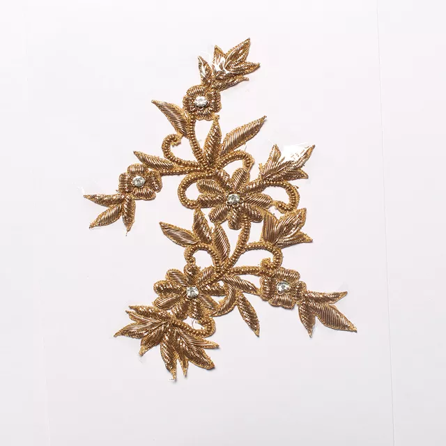 Regal branches Zardosi patch/Cut-work-patch/Applique-patch/Bridal-DIY