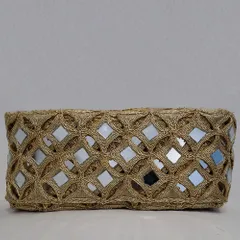 Mirror cut-work royal border