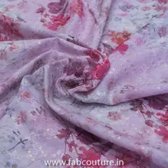 Floral Cotton Embroidery Print(2.4 mtr cut piece)