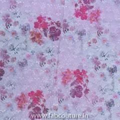 Floral Cotton Embroidery Print(2.4 mtr cut piece)