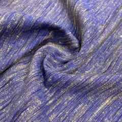 Blue Colour Heavy Khadi Cotton fabric(50Cm Piece)