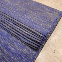 Blue Colour Heavy Khadi Cotton fabric(50Cm Piece)