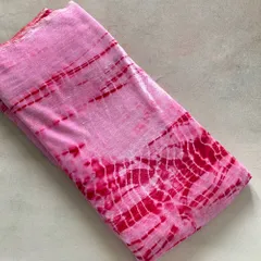 Pink And Magenta Velvet Tie and Dye fabric