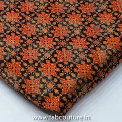 Jacquard Silk Digital Patola Printed Fabric & Mahi silk Combo