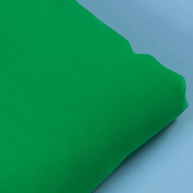 Parrot Green Color Poly Georgette fabric