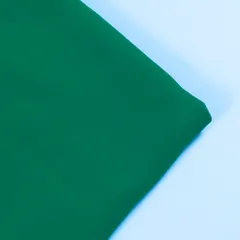Green Color Poly Georgette fabric