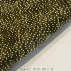 Mehndi Green Dazzle Flex Cotton Print(2mtr Piece)