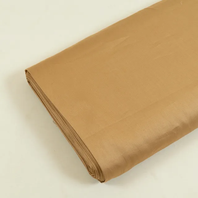 Camel Color Zara Cotton Silk fabric