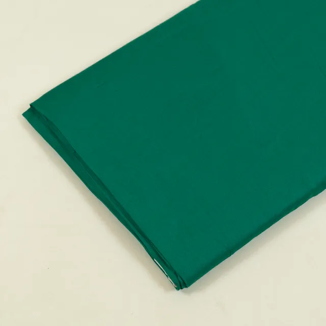 Bottle Green Color Zara Cotton Silk fabric