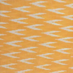 YELLOW  WITH  WHITE  ARROY  IKAT fabric