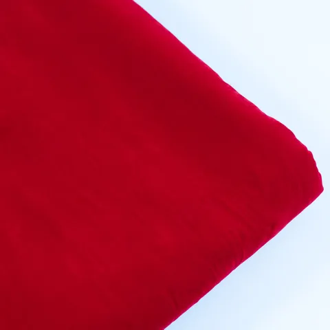 Dark Red Micro Velvet fabric