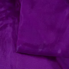 Purple Color Poly Organza fabric