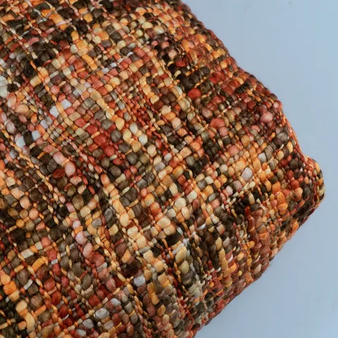 Multi Color Tweed Woolen Fabric