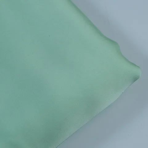 Mint Green Color Georgette Satin fabric