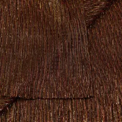 Brown Color Net Lycra Embroidered Fabric