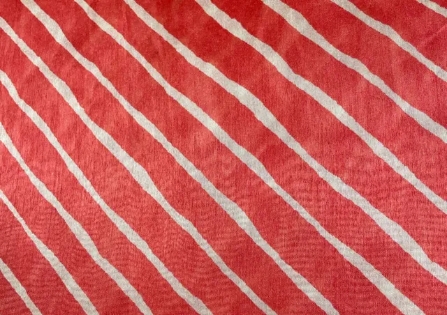 Orange Tassar Print 44