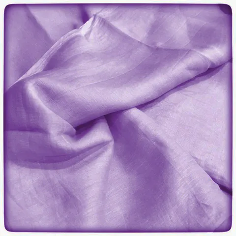 Mauve Linen Satin fabric