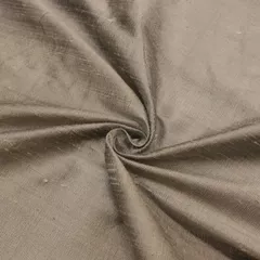 Grey Color Raw Silk fabric
