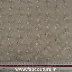 Net Embroidered Fabric Booti
