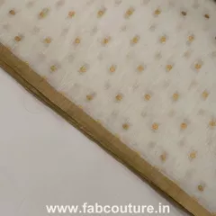 Linen Silk Booti fabric