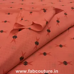 Cotton Dobby Printed Fabric