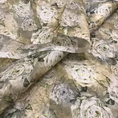 Pure Silk Organza Printed Fabric