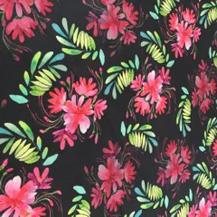 Moonga Silk Digital Printed Fabric