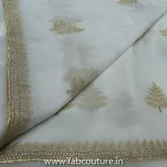 Georgette Embroidery Fabric (2 Meter cut piece )