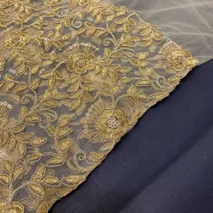Fawn Net Jari Embroidery