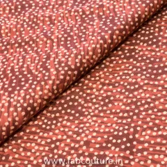 Maroon Dazzle Flex Cotton Printed Fabric(90CM Piece)