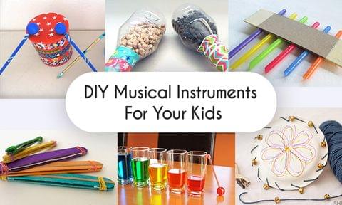 How to make amazing Musical Instruments for Kids from Recycled Items found in your House
