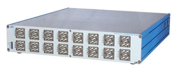 LXI Microwave Multiplexer, 50Ohm 4-Channel 16-Bank 6GHz SMA - 60-802-016