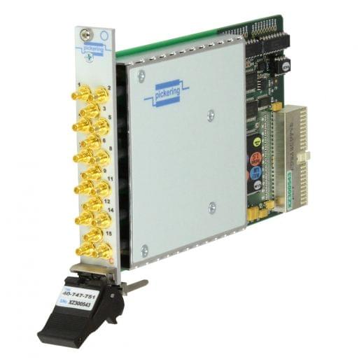 16 to 1,1GHz,75Ohm,PXI Multiplexer,SMZ connector, 40-747-711