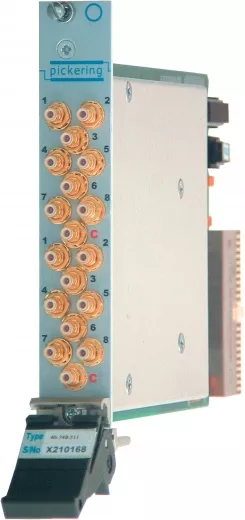 Dual 8 to 1,1GHz,75Ohm,PXI Multiplexer,1.0/2.3, 40-748-731