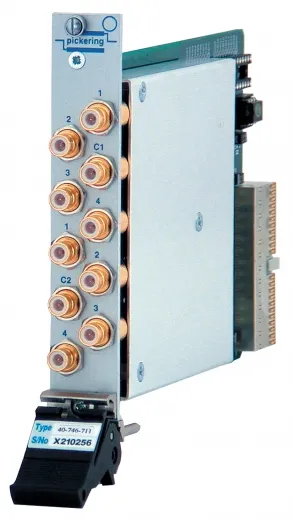 Dual 4 to 1,2GHz,75Ohm,PXI RF Multiplexer,1.0/2.3, 40-746-731