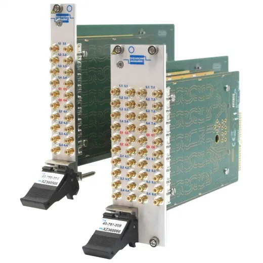 Dual 4 to 1,600MHz,50Ohm,PXI RF Multiplexer,Terminated, 40-761-002