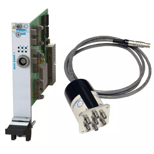 Single SP6T,2.5GHz,75Ohm,PXI Multiplexer,1.6/5.6 with Remote Mount,40-785B-751-E