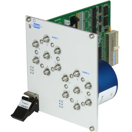 Dual SP6T,40GHz,50Ohm,PXI Multiplexer,SMA-2.9,Terminated with Remote Mount,40-785B-542-T