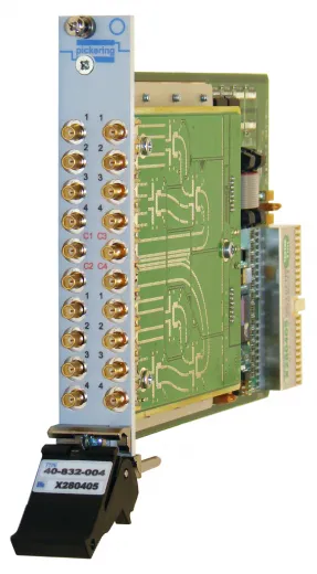 Single 4 to 1,3GHz,75Ohm,PXI RF Multiplexer,MCX, 40-832-101
