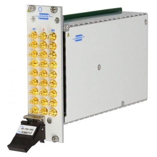 9xSPDT,DC-1.2GHz,50Ohm,SMB Connectors, PXI RF Switch, 40-754-109